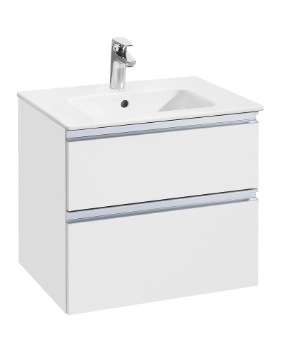 Тумба под раковину Roca The Gap 60 857397806 подвесная Белый глянец