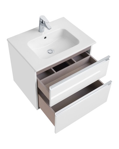 Тумба под раковину Roca The Gap 60 857397806 подвесная Белый глянец