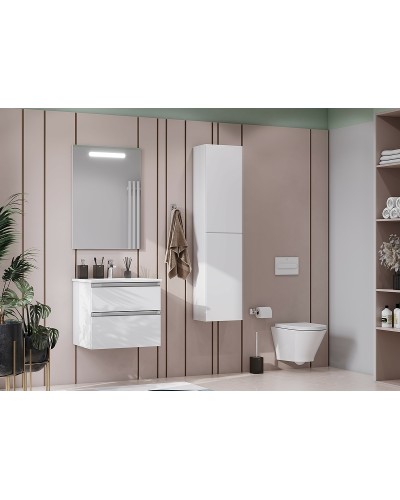 Тумба под раковину Roca The Gap 60 857397806 подвесная Белый глянец