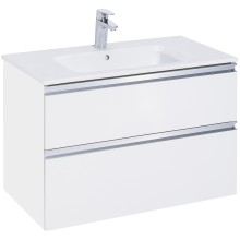 Тумба под раковину Roca The Gap 80 857399806 подвесная Белый глянец