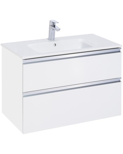 Тумба под раковину Roca The Gap 80 857399806 подвесная Белый глянец