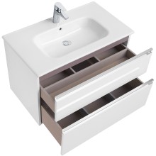 Тумба под раковину Roca The Gap 80 857399806 подвесная Белый глянец