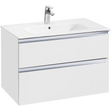 Тумба под раковину Roca The Gap 80 857399806 подвесная Белый глянец