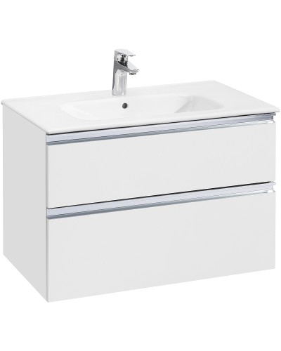 Тумба под раковину Roca The Gap 80 857399806 подвесная Белый глянец