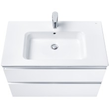 Тумба под раковину Roca The Gap 80 857399806 подвесная Белый глянец