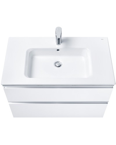 Тумба под раковину Roca The Gap 80 857399806 подвесная Белый глянец