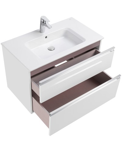 Тумба под раковину Roca The Gap 80 857399806 подвесная Белый глянец