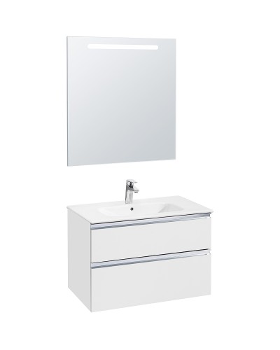 Тумба под раковину Roca The Gap 80 857399806 подвесная Белый глянец