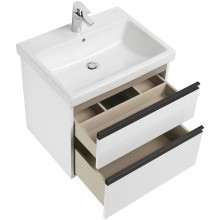 Тумба под раковину Roca Domi 60 857458806 подвесная Белый глянец