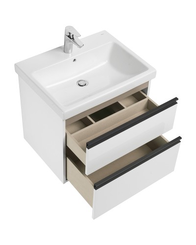 Тумба под раковину Roca Domi 60 857458806 подвесная Белый глянец