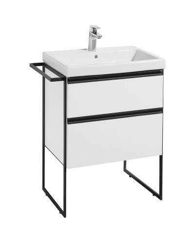 Тумба под раковину Roca Domi 60 857458806 подвесная Белый глянец