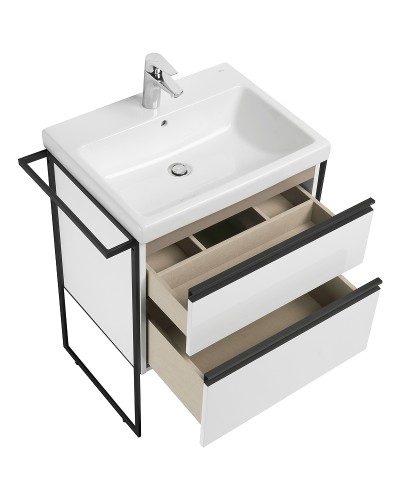 Тумба под раковину Roca Domi 60 857458806 подвесная Белый глянец