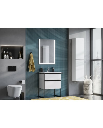 Тумба под раковину Roca Domi 60 857458806 подвесная Белый глянец