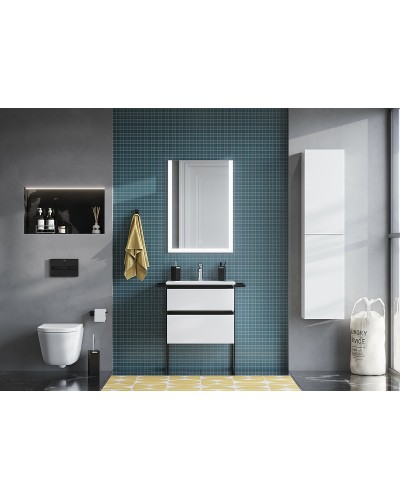 Тумба под раковину Roca Domi 60 857458806 подвесная Белый глянец