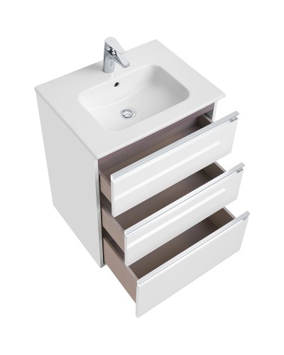 Тумба под раковину Roca The Gap 60 857404806 подвесная Белый глянец