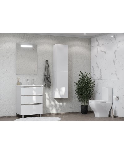 Тумба под раковину Roca The Gap 60 857404806 подвесная Белый глянец