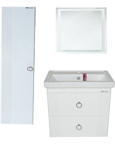 Тумба под раковину Bellezza Виана 60 4633809270013 подвесная Белая