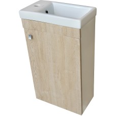 Тумба под раковину Bellezza Комо 40 4639005180477 подвесная Дуб светлый