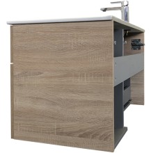 Тумба с раковиной Comforty Варна 90 00-00009919 подвесная Дуб сонома