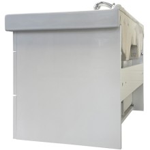 Тумба с раковиной Comforty Никосия 80П 00-00011163 подвесная Белая глянцевая