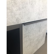 Тумба с раковиной Comforty Франкфурт 75 00-00011080 подвесная Бетон светлый