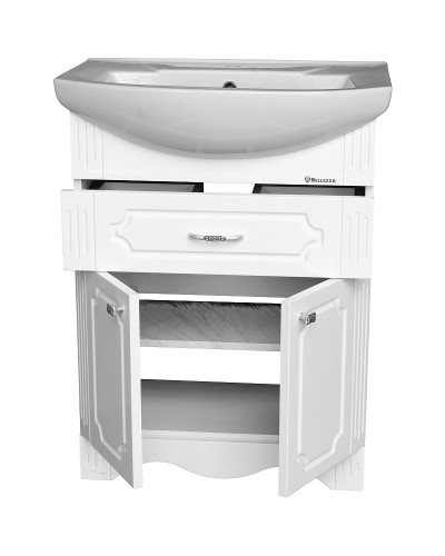 Тумба под раковину Bellezza Кантри 65 4639910690016 Белая
