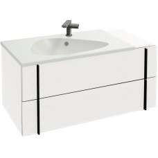 Тумба под раковину Jacob Delafon Nouvelle Vague 100 EB3031-G1C подвесная Белая глянцевая