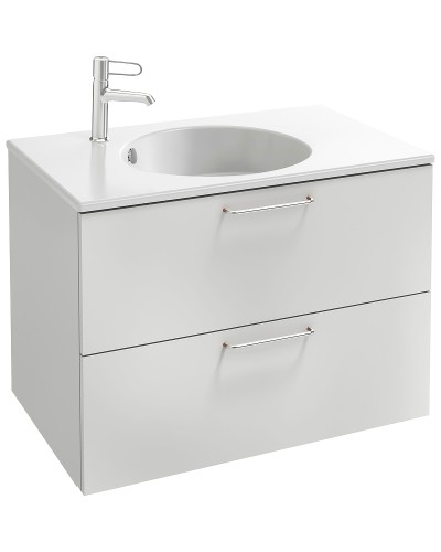 Тумба под раковину Jacob Delafon Odeon Rive Gauche 70 EB2521-R5-N18 подвесная Белая глянцевая