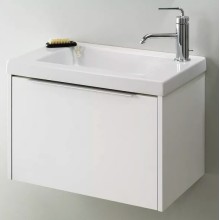 Тумба под раковину Jacob Delafon XS 60 EB466-J5 подвесная Белая глянцевая