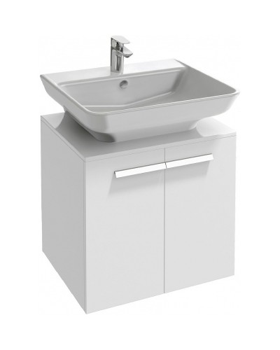 Тумба под раковину Jacob Delafon Struktura 65 EB1382-N18 подвесная Белая глянцевая