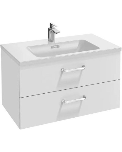 Тумба под раковину Jacob Delafon Vox 80 EB2078-R1-G1C подвесная Белая глянцевая