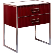 Тумба под раковину Boheme Armadi Art Monaco 80 866-080-RCR Бордо глянец Хром