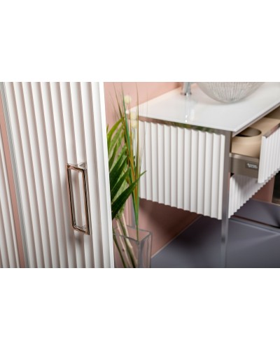 Тумба под раковину Boheme Armadi Art Monaco 80 867-080-WCR Белый глянец Хром