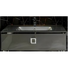 Тумба под раковину Boheme Armadi Art Lucido 80 770-080-GR подвесная Графит глянцевый