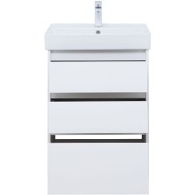 Тумба под раковину Aquanet Nova Lite 60 302469 Белый глянец