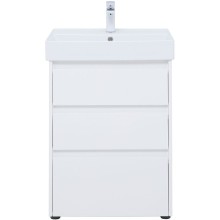 Тумба под раковину Aquanet Nova Lite 60 302469 Белый глянец