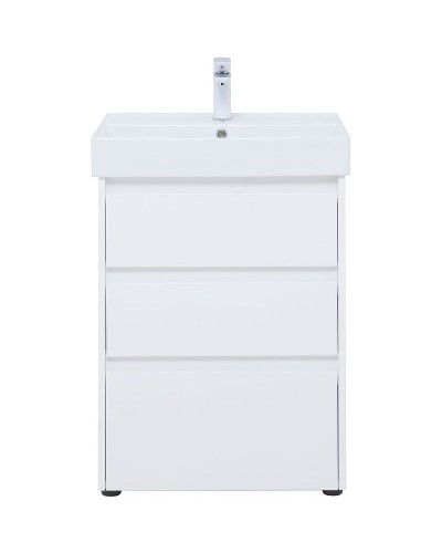 Тумба под раковину Aquanet Nova Lite 60 302469 Белый глянец