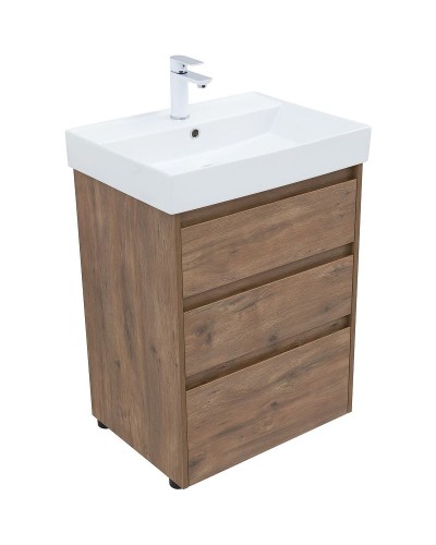 Тумба под раковину Aquanet Nova Lite 60 302471 Дуб рустикальный