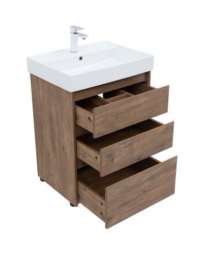Тумба под раковину Aquanet Nova Lite 60 302471 Дуб рустикальный