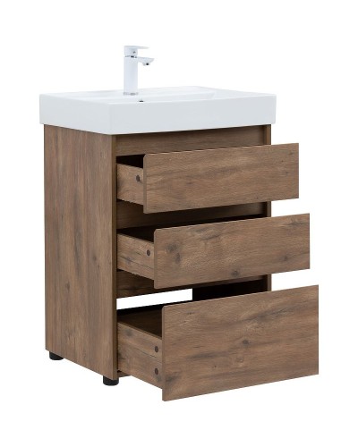 Тумба под раковину Aquanet Nova Lite 60 302471 Дуб рустикальный