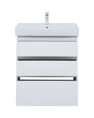 Тумба под раковину Aquanet Nova Lite 75 302472 Белый глянец