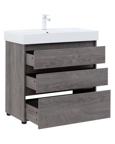 Тумба под раковину Aquanet Nova Lite 85 302476 Дуб рошелье