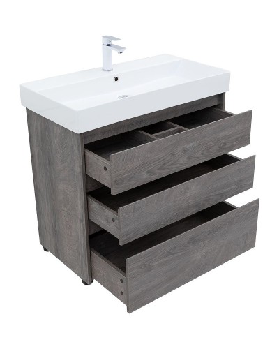 Тумба под раковину Aquanet Nova Lite 85 302476 Дуб рошелье