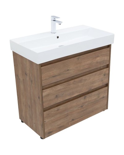 Тумба под раковину Aquanet Nova Lite 85 302477 Дуб рустикальный