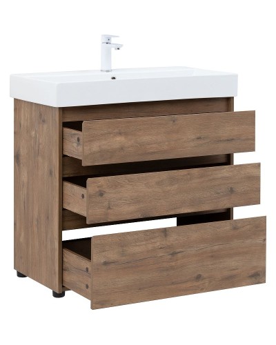 Тумба под раковину Aquanet Nova Lite 85 302477 Дуб рустикальный