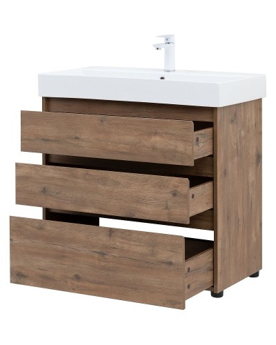 Тумба под раковину Aquanet Nova Lite 85 302477 Дуб рустикальный