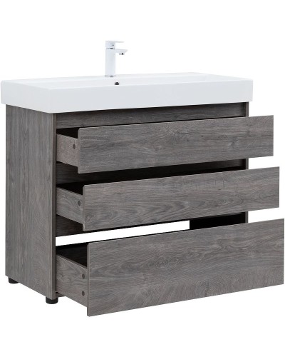 Тумба под раковину Aquanet Nova Lite 100 302479 Дуб рошелье