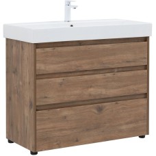 Тумба под раковину Aquanet Nova Lite 100 302480 Дуб рустикальный