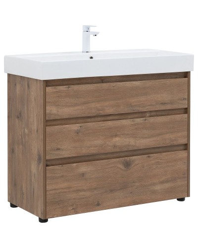 Тумба под раковину Aquanet Nova Lite 100 302480 Дуб рустикальный