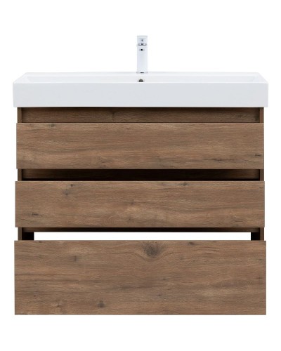 Тумба под раковину Aquanet Nova Lite 100 302480 Дуб рустикальный